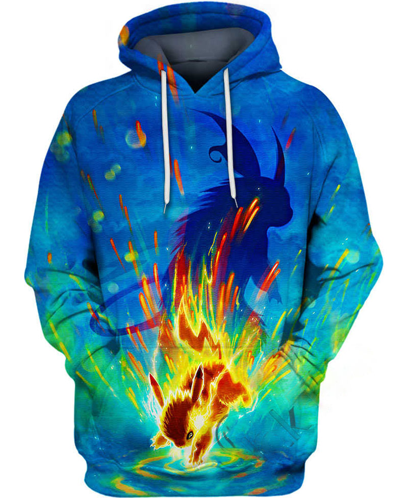 Cute Raichu Hoodie 3D