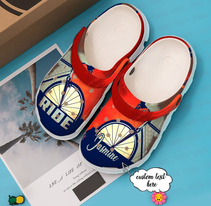 Cycling Personalized Ride Crocs Clog Shoes