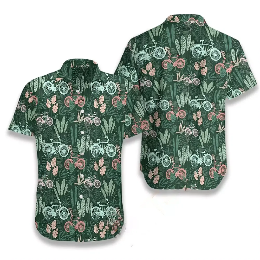 Cycling Tropical Hawaiian shirts