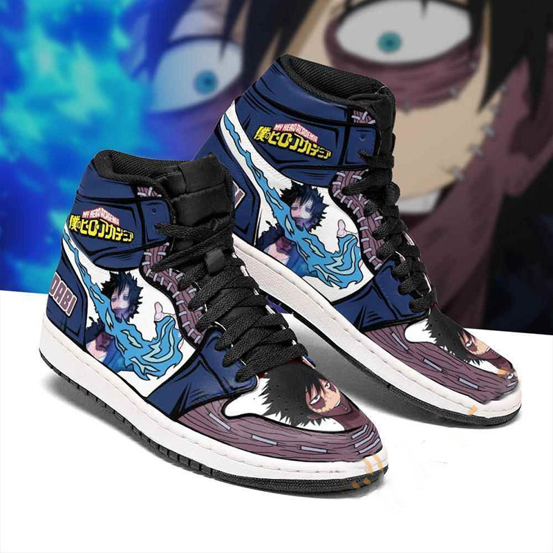 Dabi Skill My Hero Academia Sneakers Anime Air Jordan Shoes