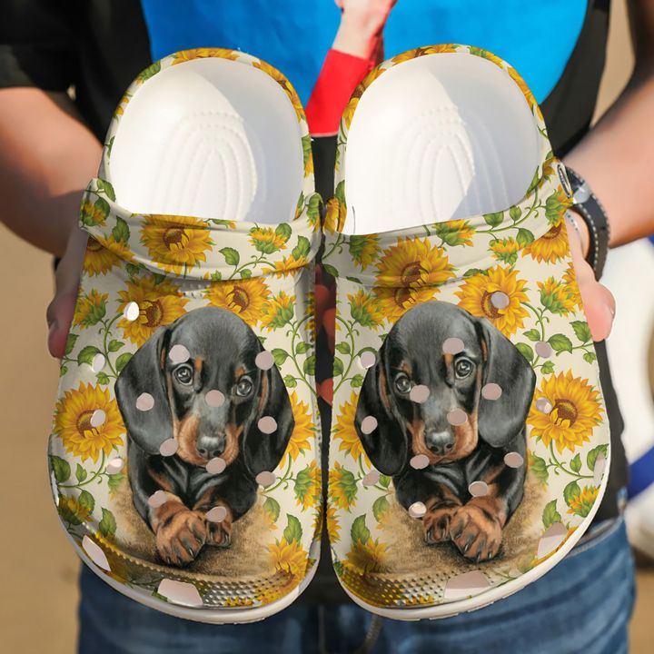 Dachshund Cute Duchshund Crocs Clog Shoes