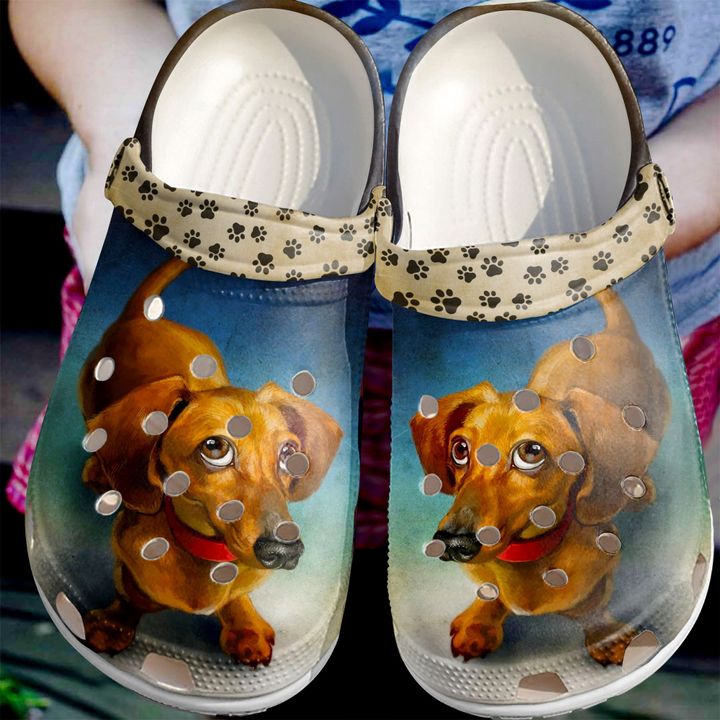 Dachshund Cute Crocs Clog Shoes
