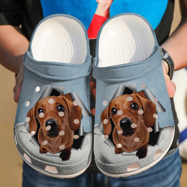 Dachshund Hello Crocs Clog Shoes