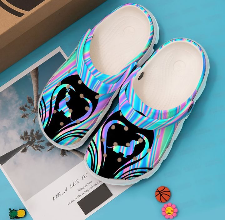 Dachshund Holo Crocs Clog Shoes
