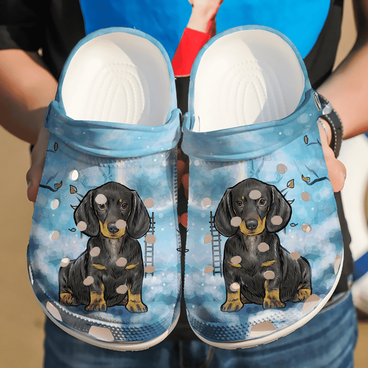 Dachshund Nightsky Crocs Clog Shoes