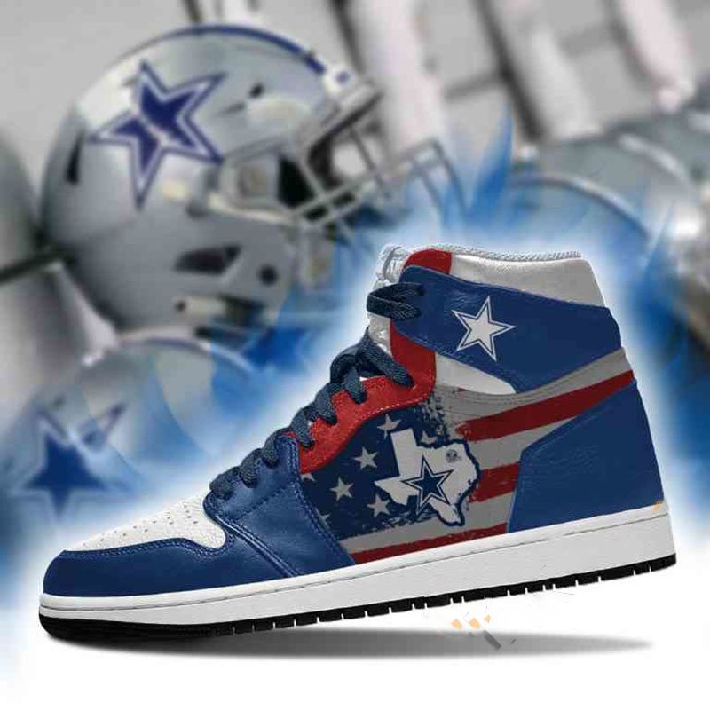 Dallas Cowboys Custom Air Jordan Shoes
