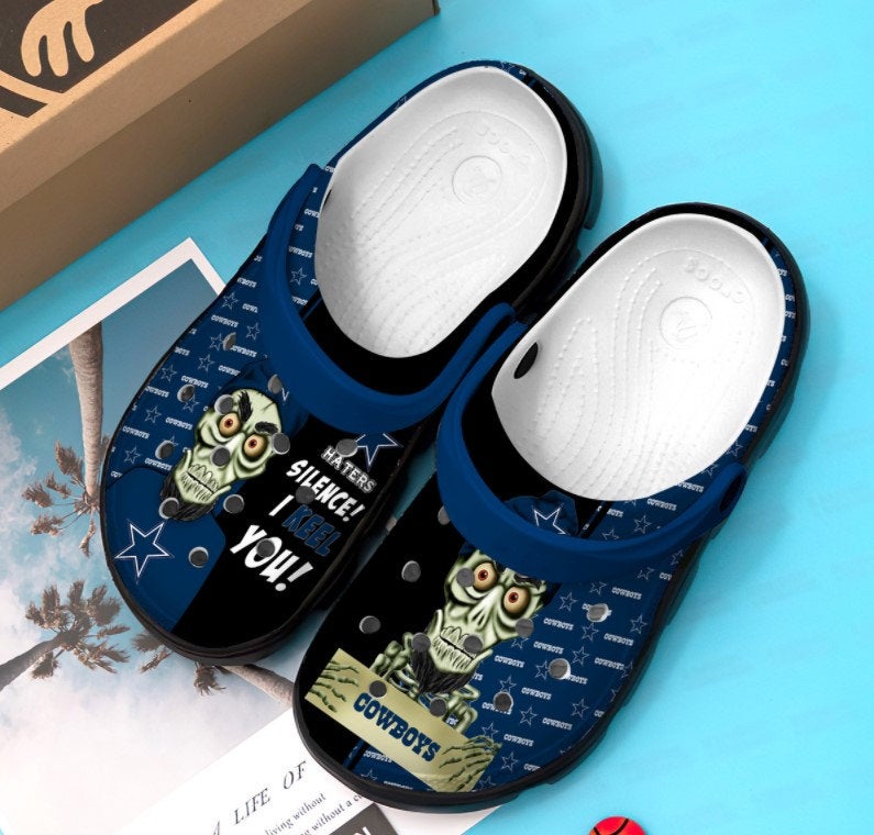 Dallas Cowboys Dunham Crocband Nfl Skull Crocs Clog Shoes