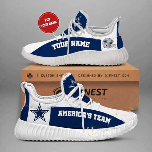 Dallas Cowboys Personalized Customize Yeezy Boost
