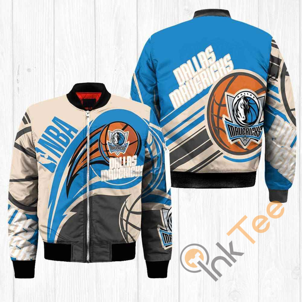 Dallas Mavericks NBA Balls Apparel Best Christmas Gift For Fans Bomber Jacket