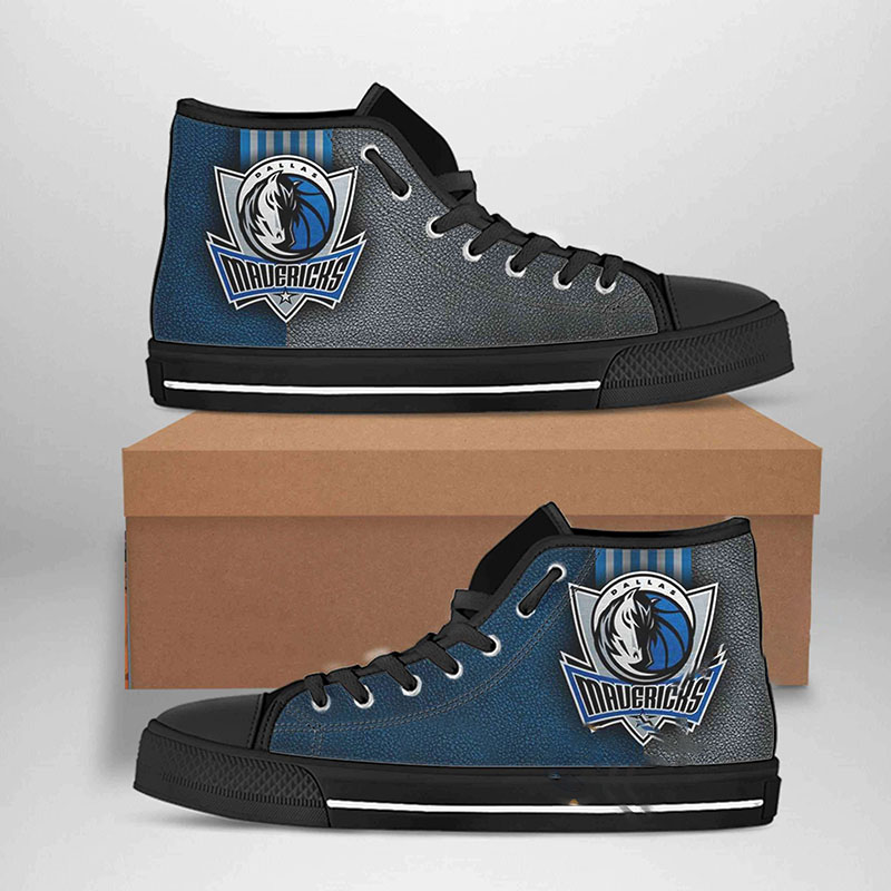 Dallas Mavericks Nba Basketball High Top Shoes