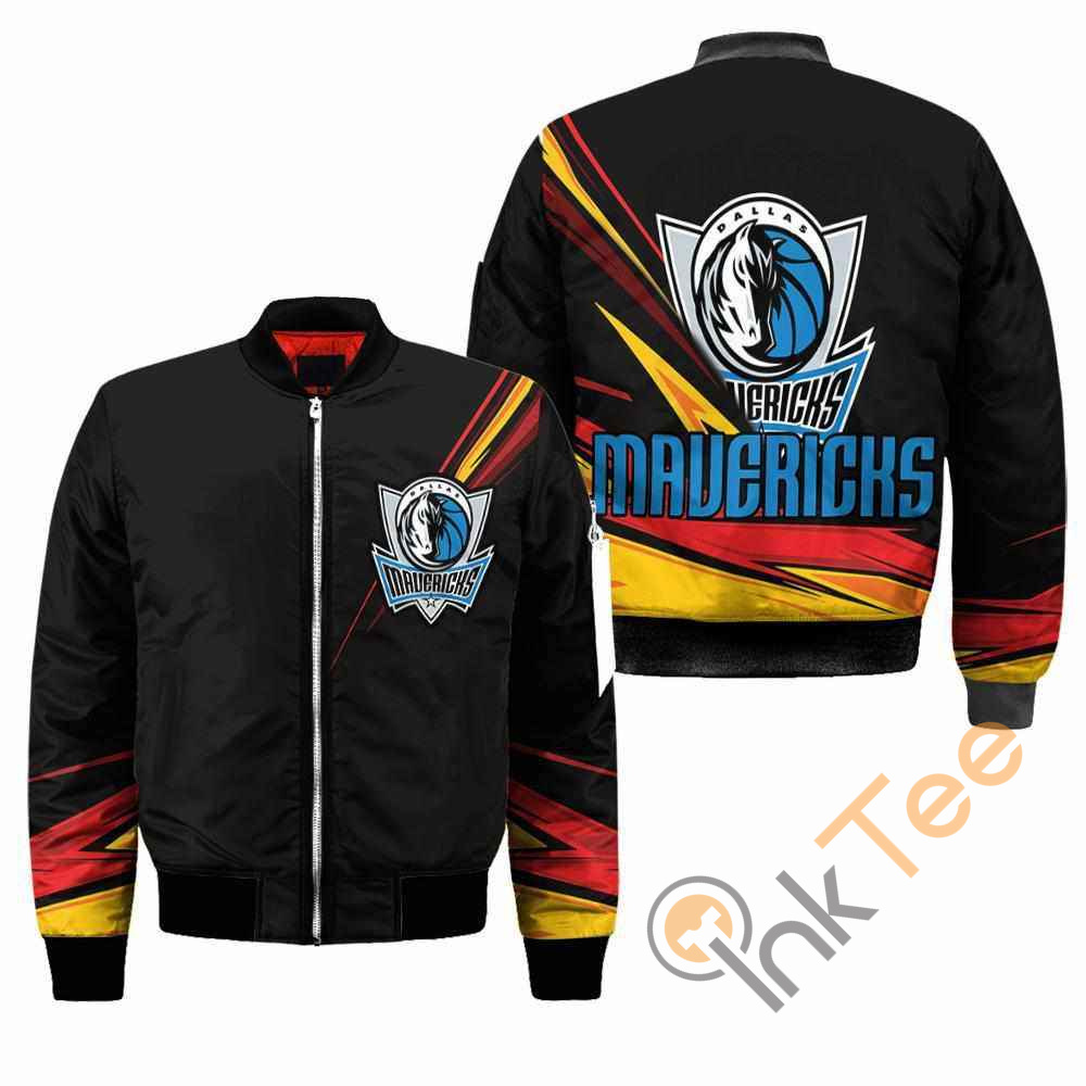 Dallas Mavericks NBA Black Apparel Best Christmas Gift For Fans Bomber Jacket