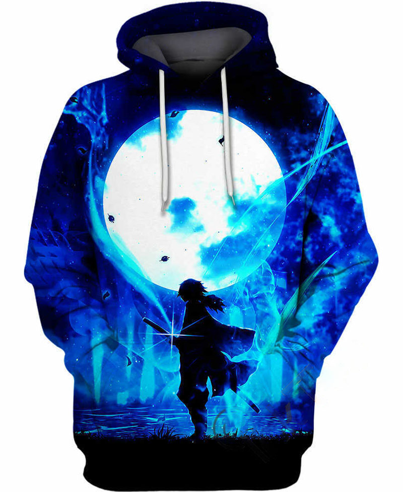 Dark Knight Samurai Hoodie 3D