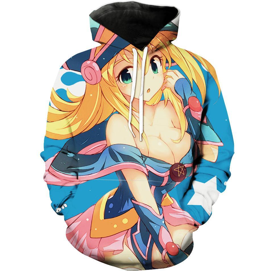 Dark Magician Girl Yu Gi Ohs Hoodie 3D