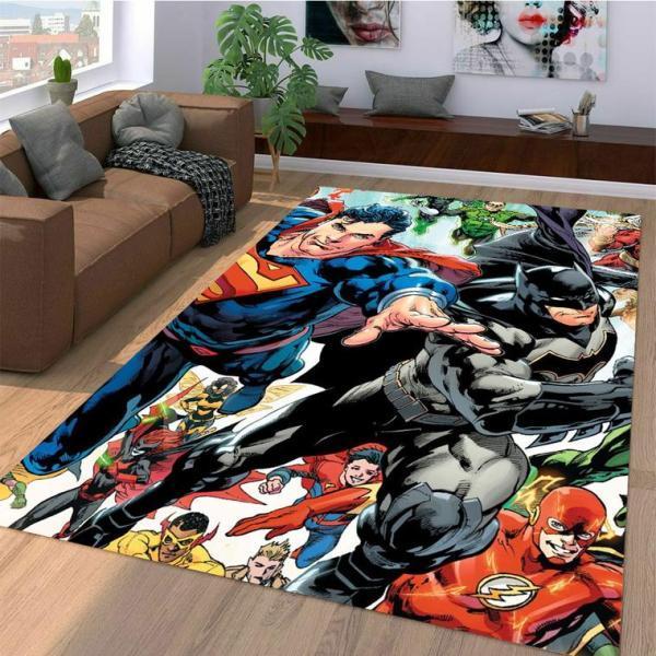 Dc Superhero Batman & Superman Area Limited Edition Rug