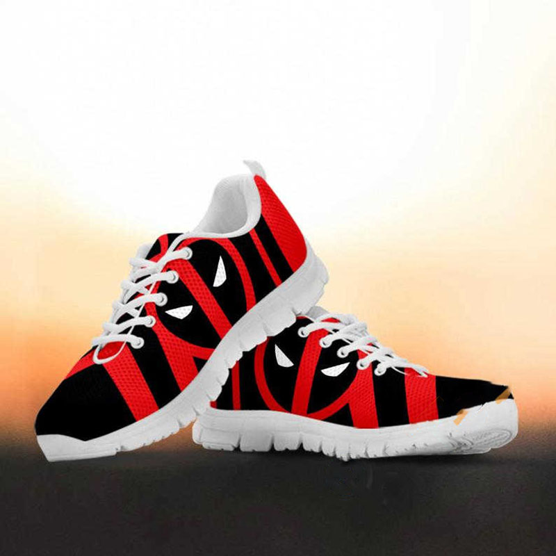 Deadpool Custom Painted Marvel Studio Superhero Movie Running Nike Roshe Shoes