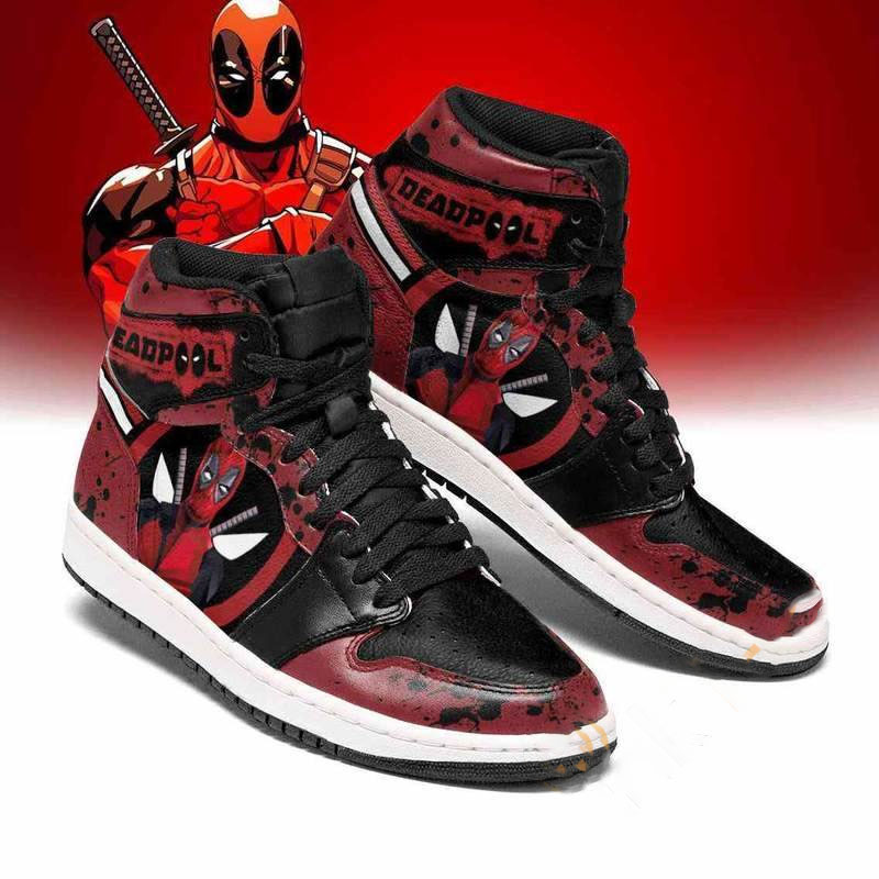 Deadpool Marvel Custom Air Jordan Shoes