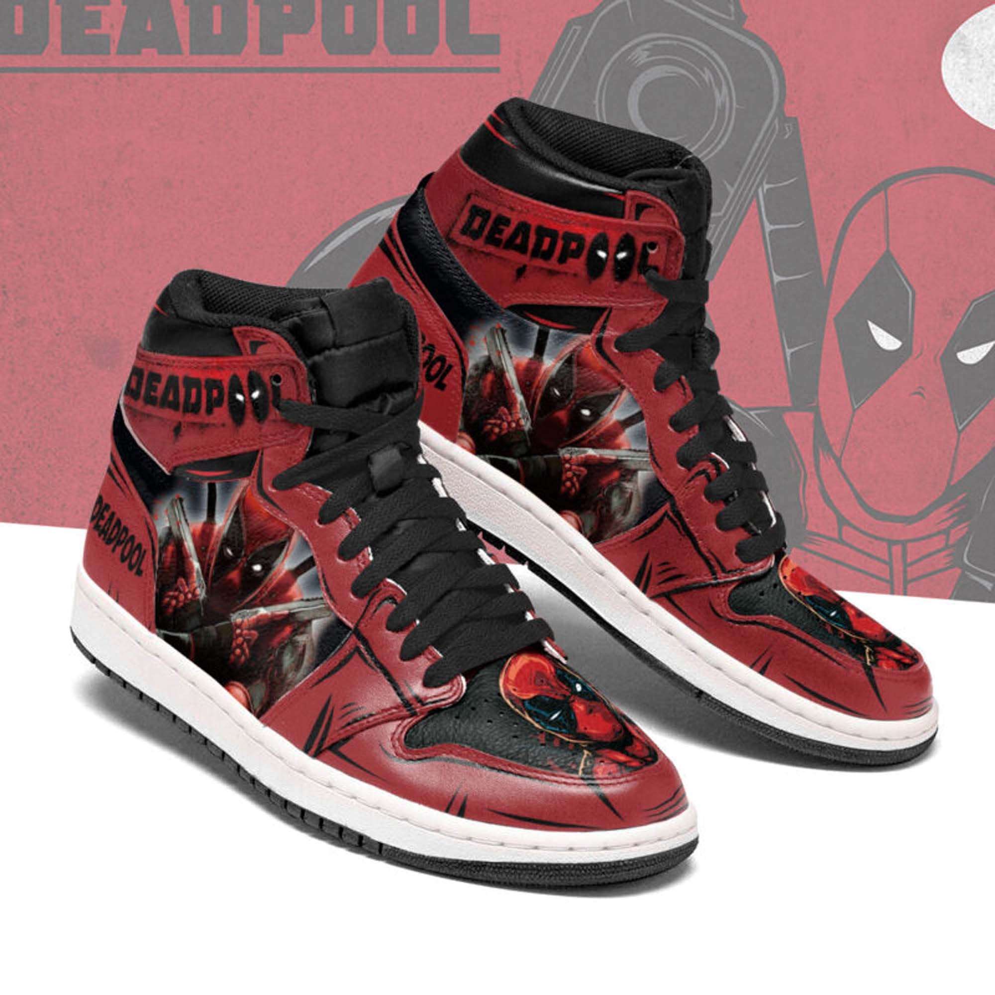 Deadpool Personalized Air Jordan Shoes