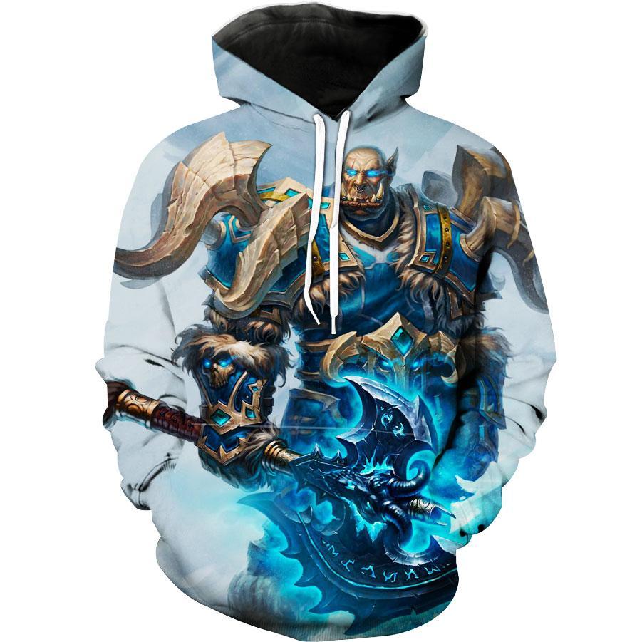 Death Knight Orc Epic Warcraft Hoodie 3D