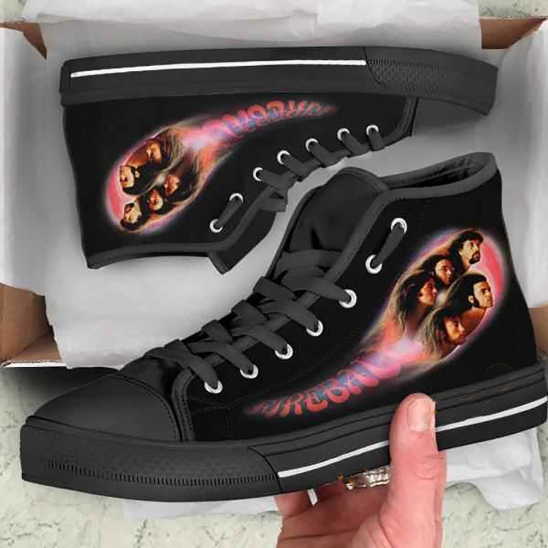 Deep Purple Fireball High Top Shoes