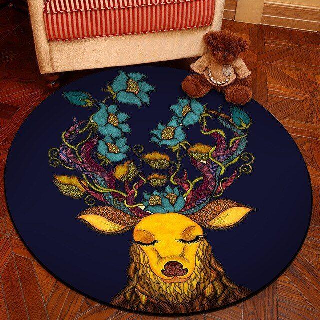Deer Limited Edition Round Rug