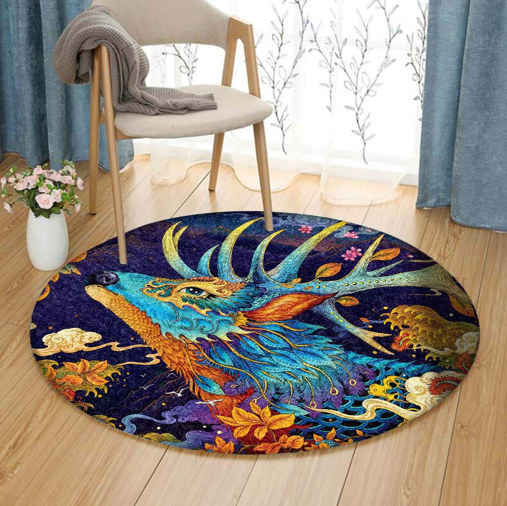 Deer Limited Edition Round Rug