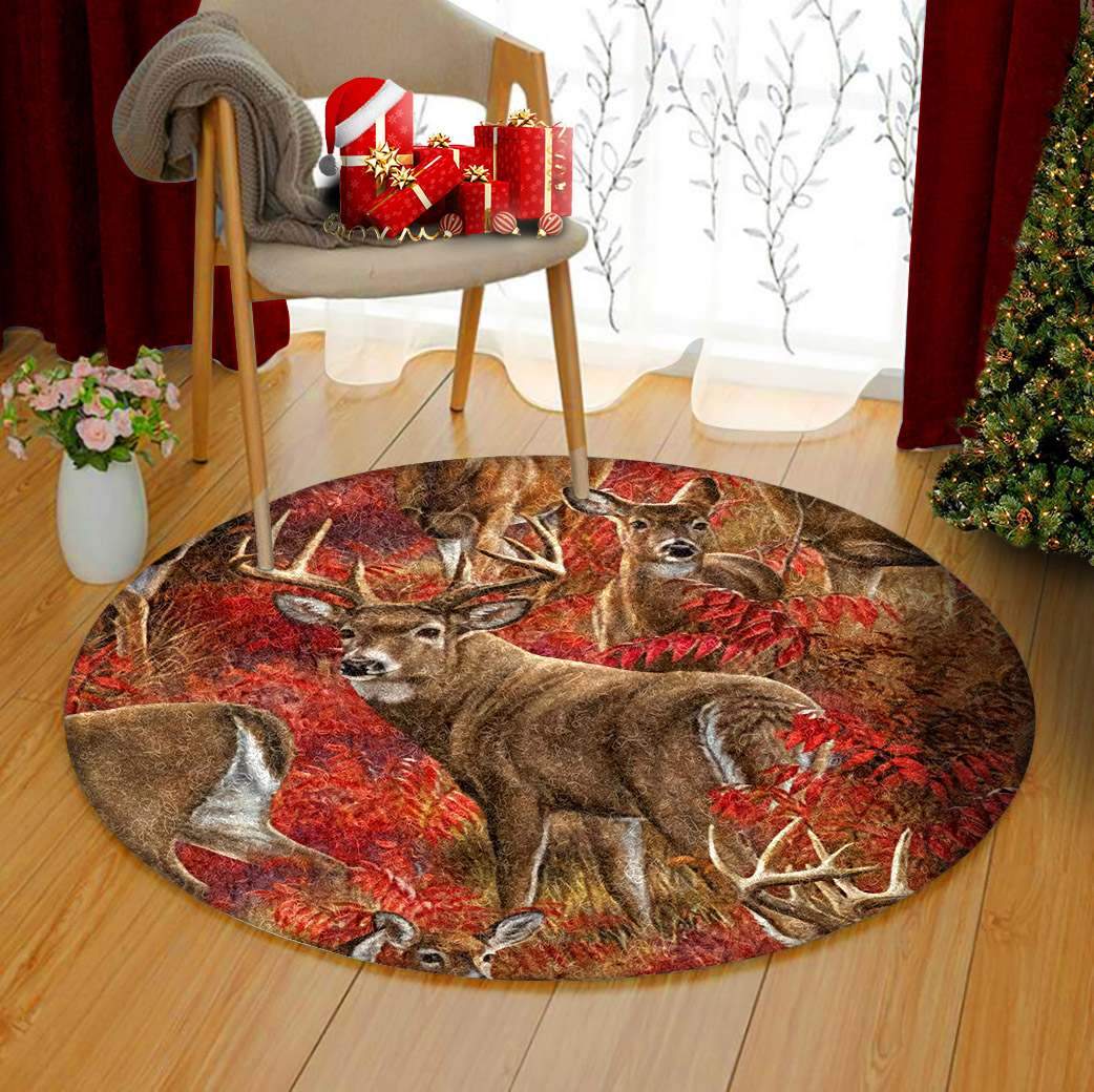 Deer Limited Edition Round Rug