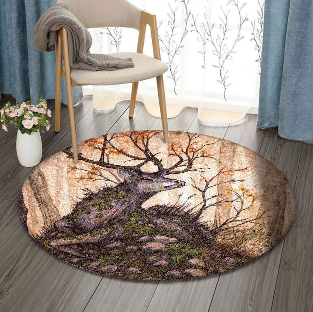 Deer Limited Edition Round Rug