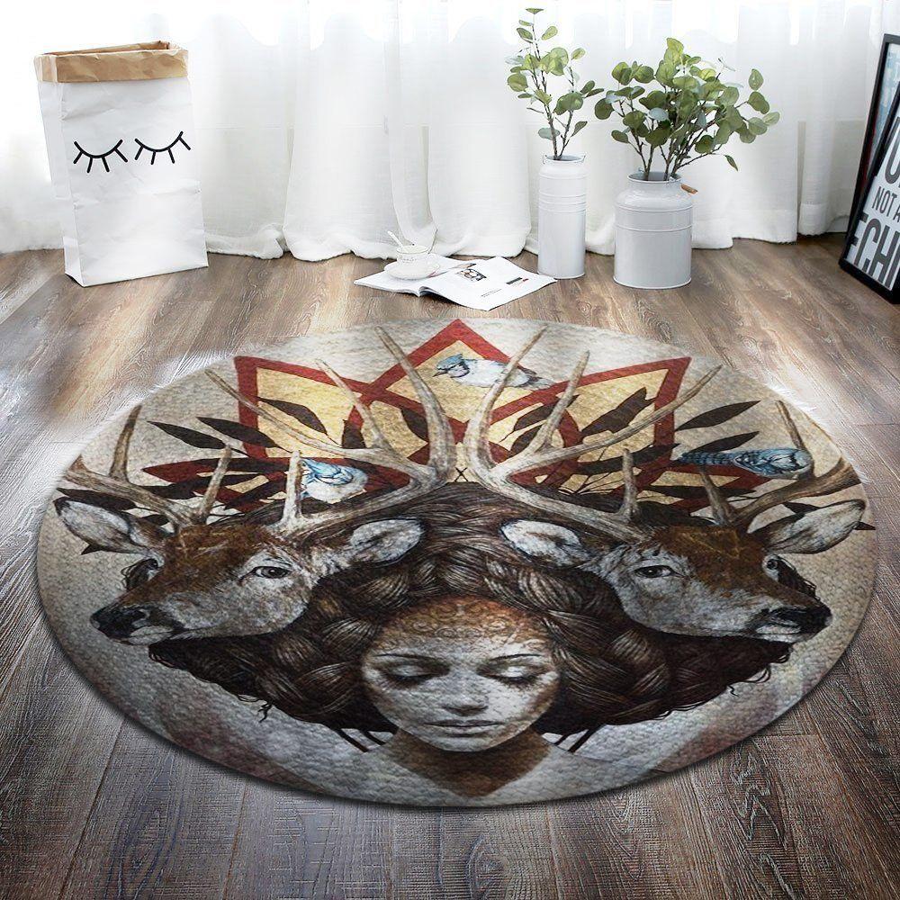 Deer Limited Edition Round Rug