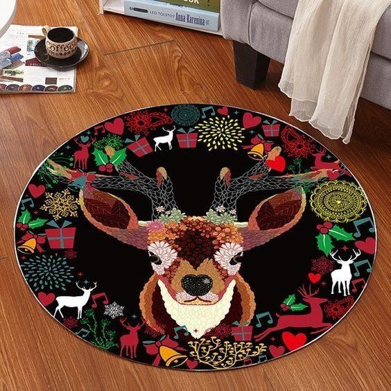 Deer Limited Edition Round Rug