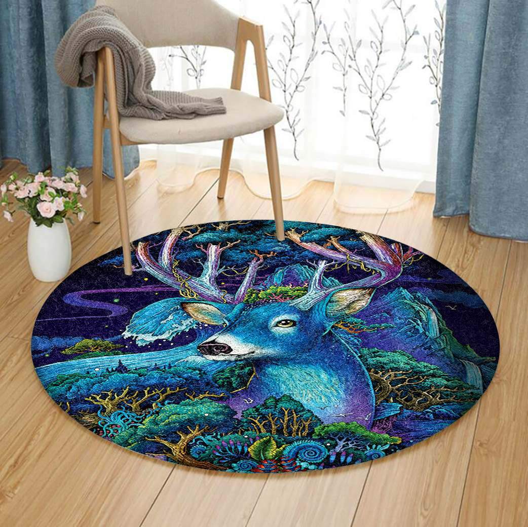 Deer Limited Edition Round Rug