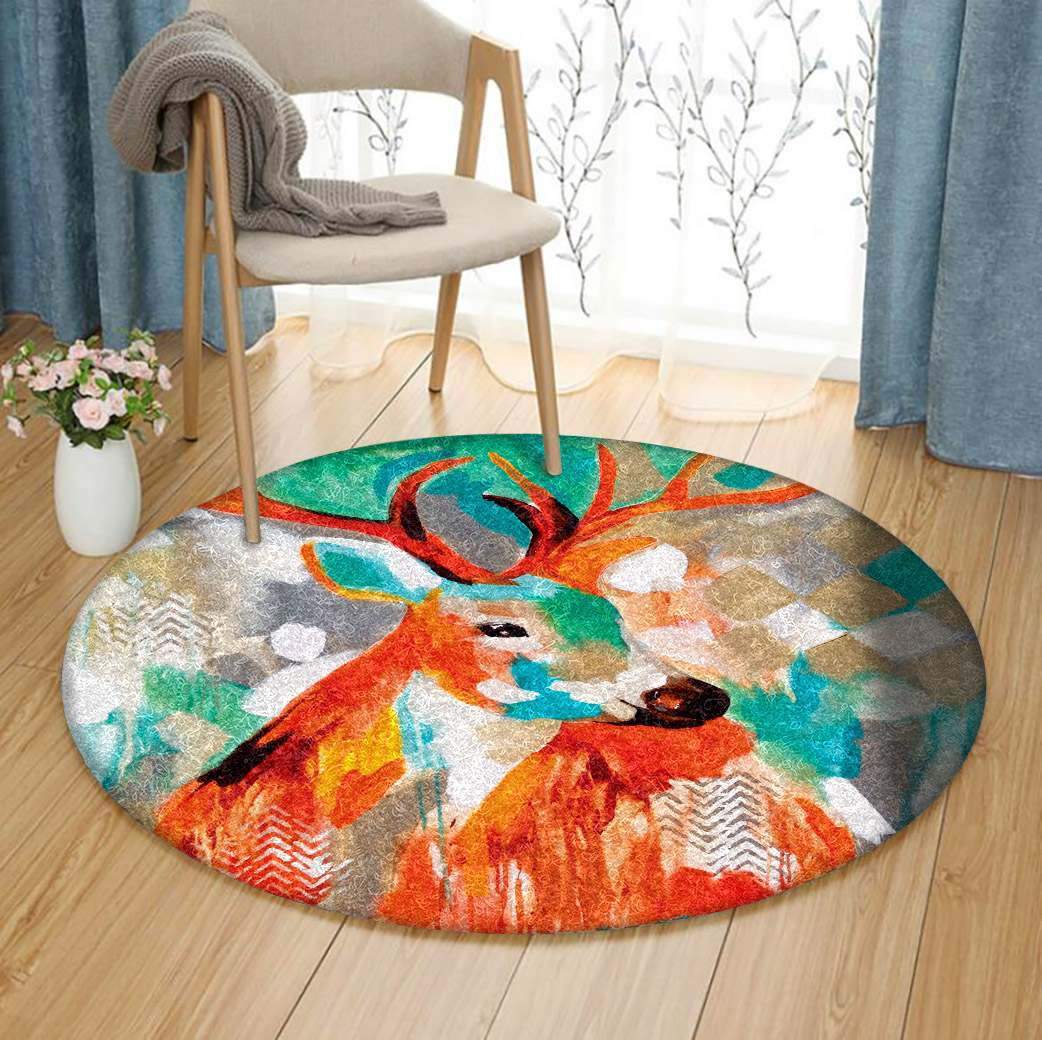Deer Limited Edition Round Rug