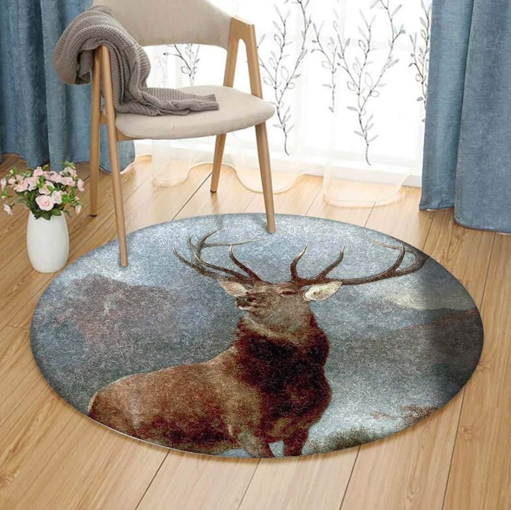 Deer Limited Edition Round Rug