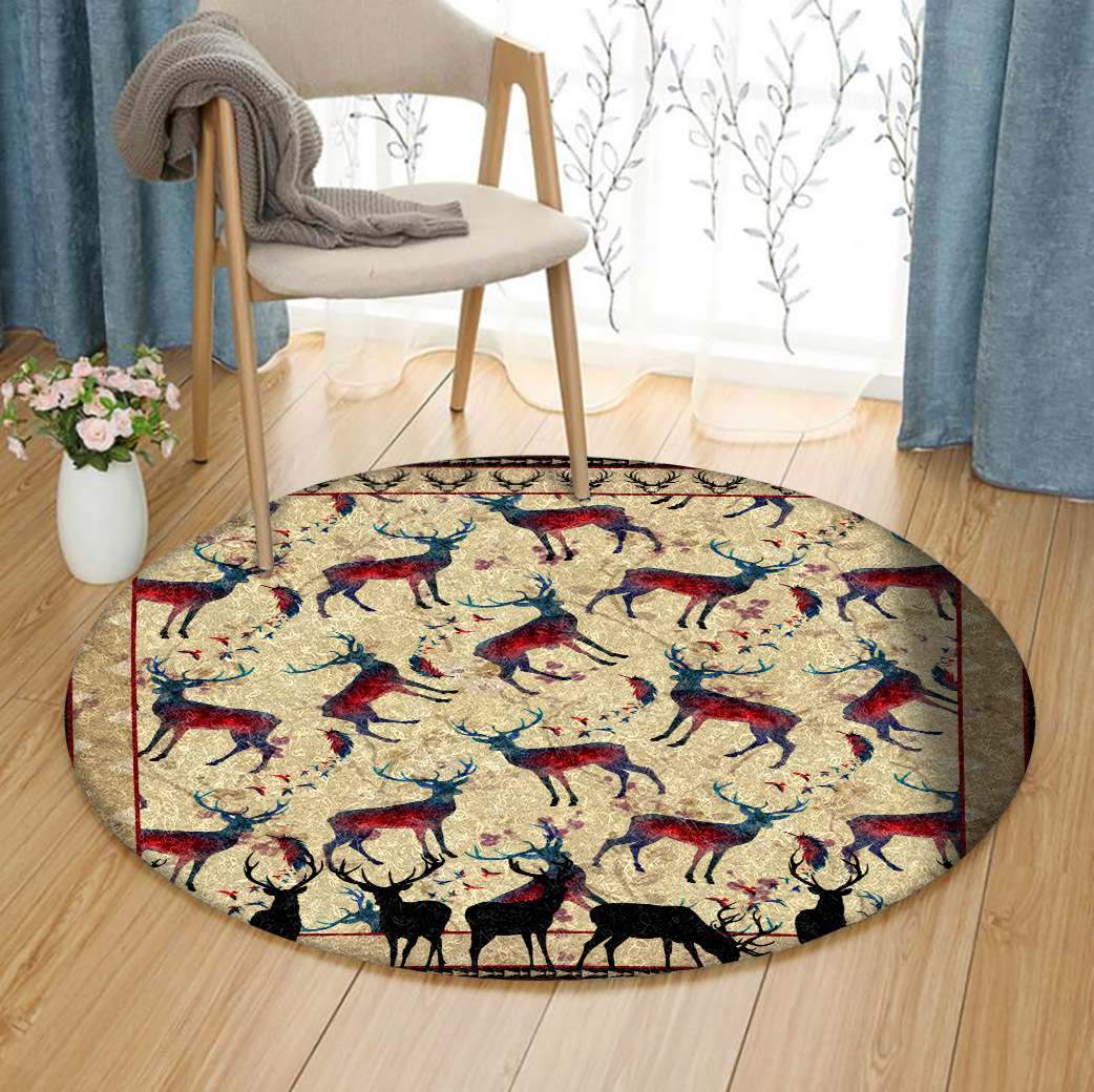 Deer Limited Edition Round Rug