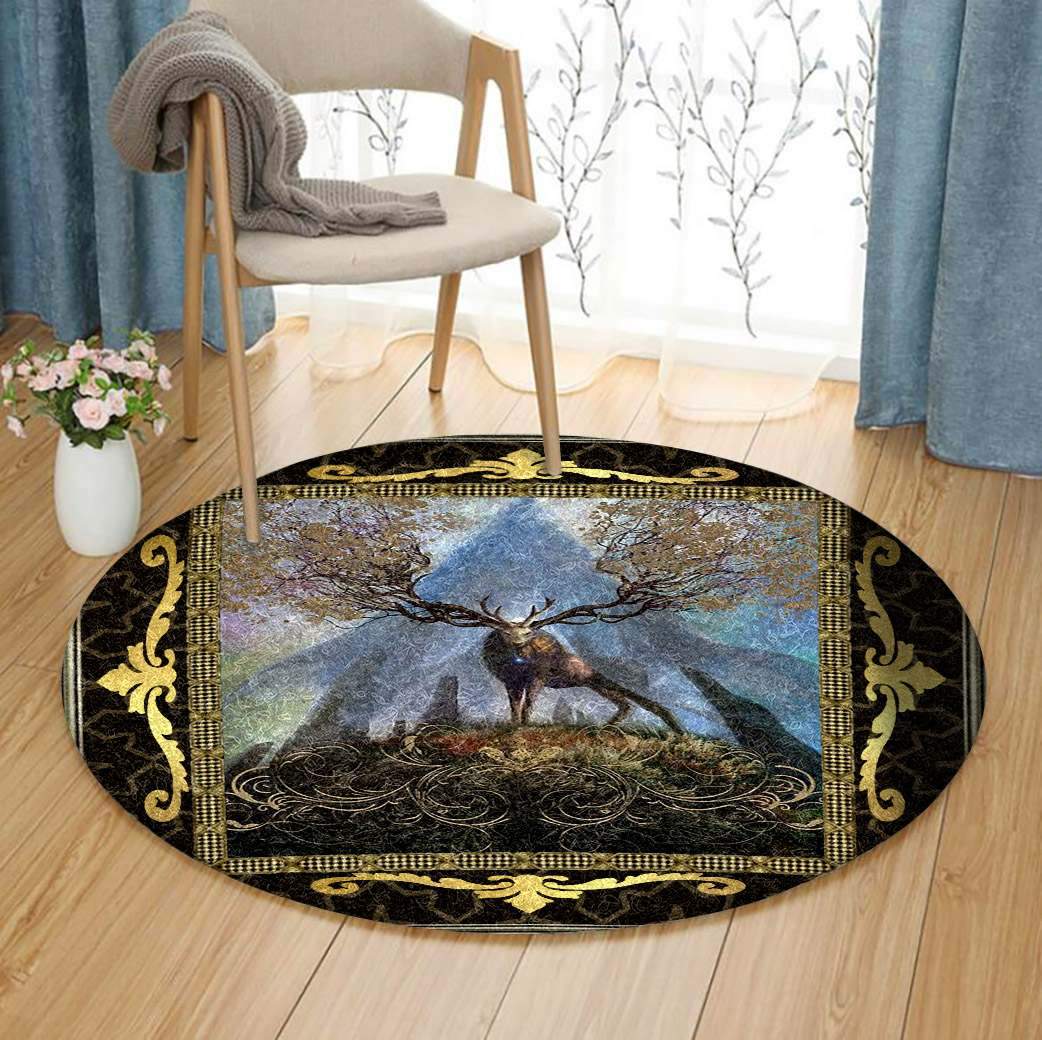 Deer Limited Edition Round Rug