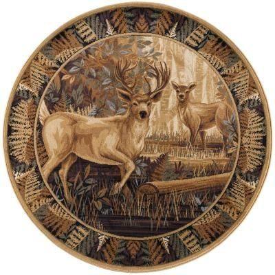 Deer Limited Edition Round Rug