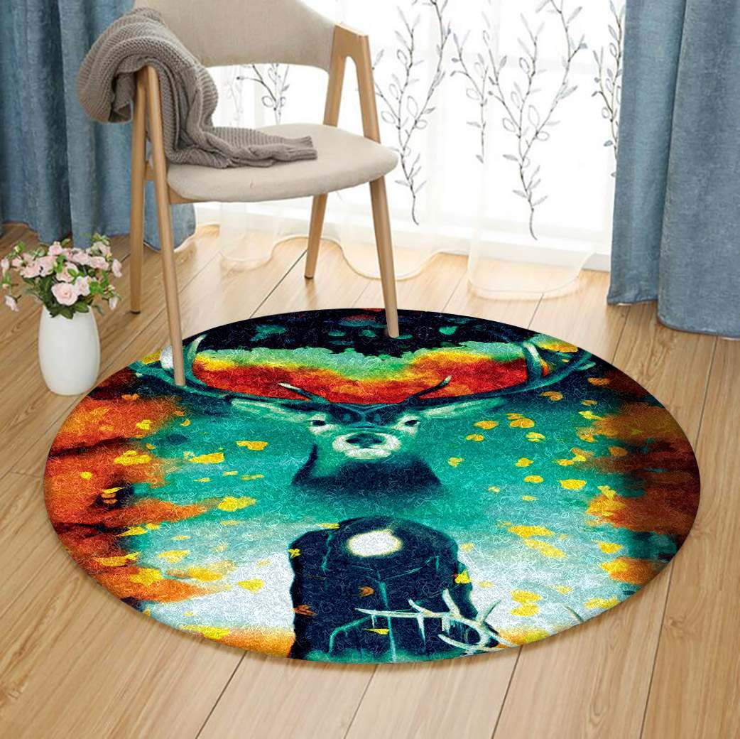 Deer Limited Edition Round Rug