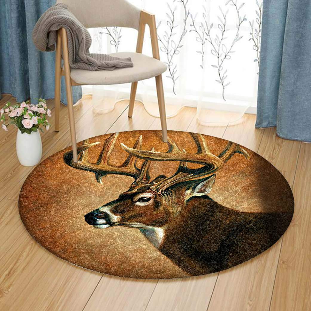 Deer Limited Edition Round Rug