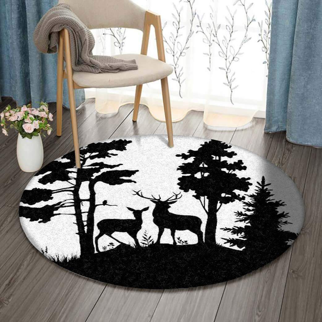 Deer Limited Edition Round Rug