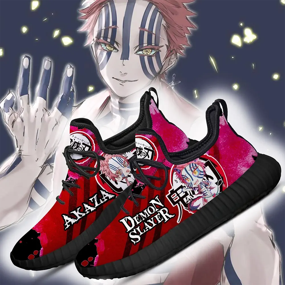 Demon Akaza Demon Slayer Anime Amazon Reze Shoes