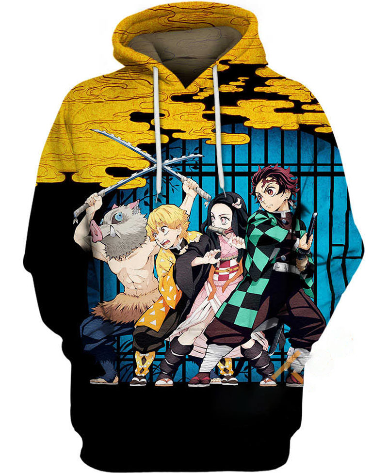 Demon Killers Team Hoodie 3D