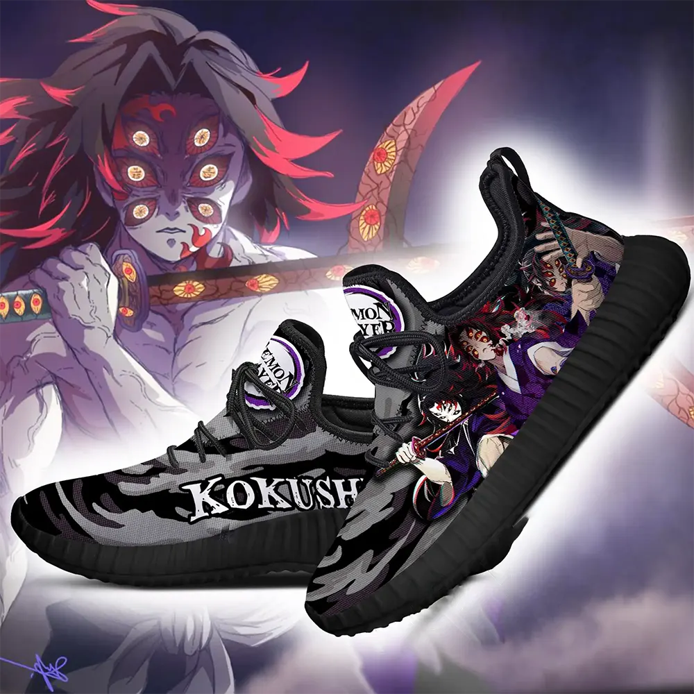 Demon Slayer Kokushibou Custom Anime Amazon Reze Shoes
