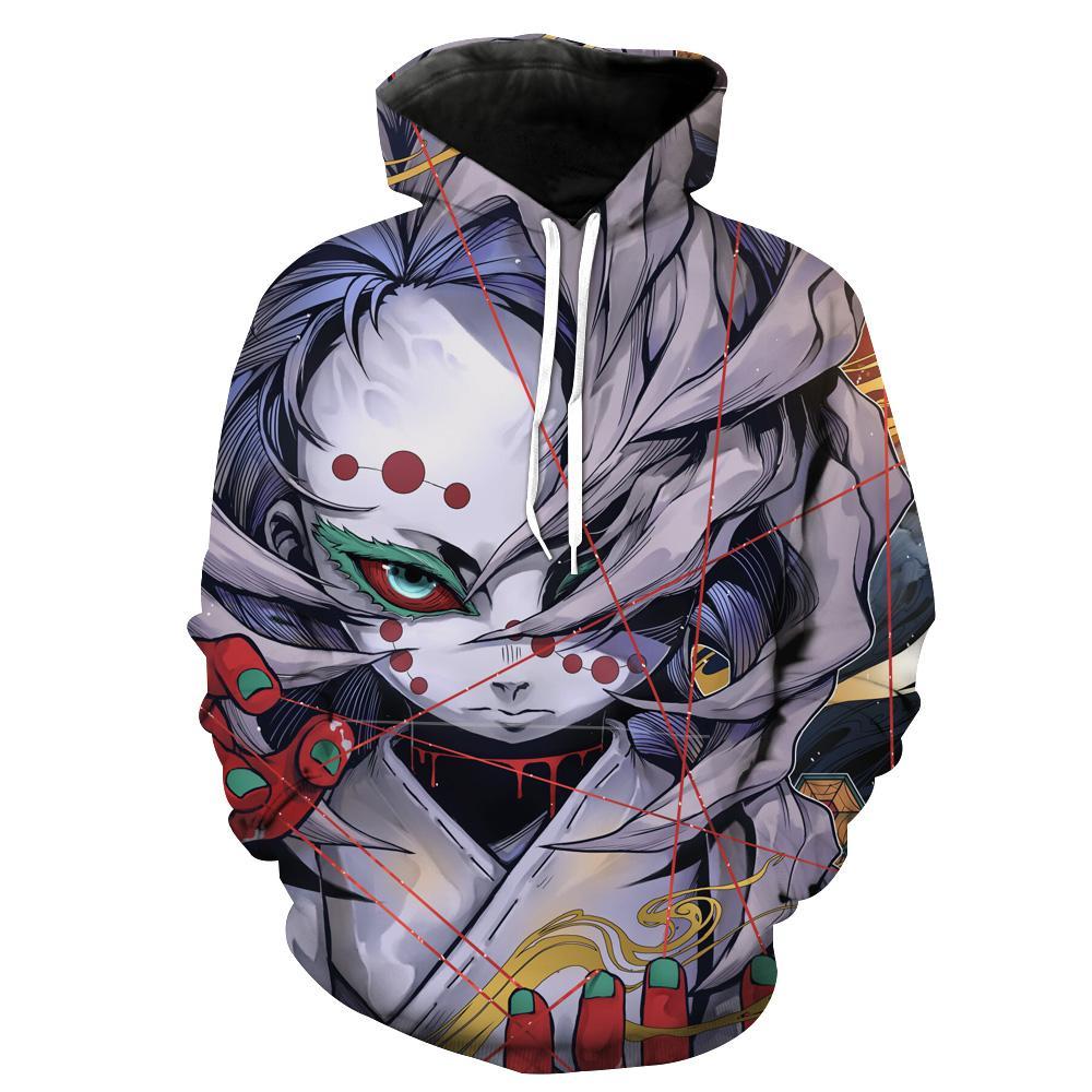 Demon Slayer Lower Moon Rui Hoodie 3D