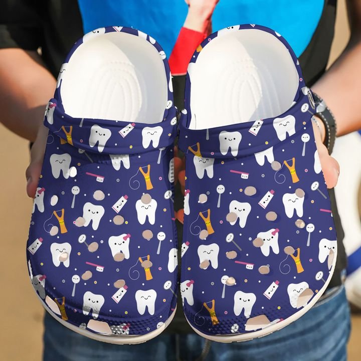 Dentist Pattern Crocs Clog Shoes