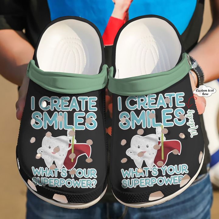 Dentist Personalized What’s Your Super Power Crocs Clog Shoes