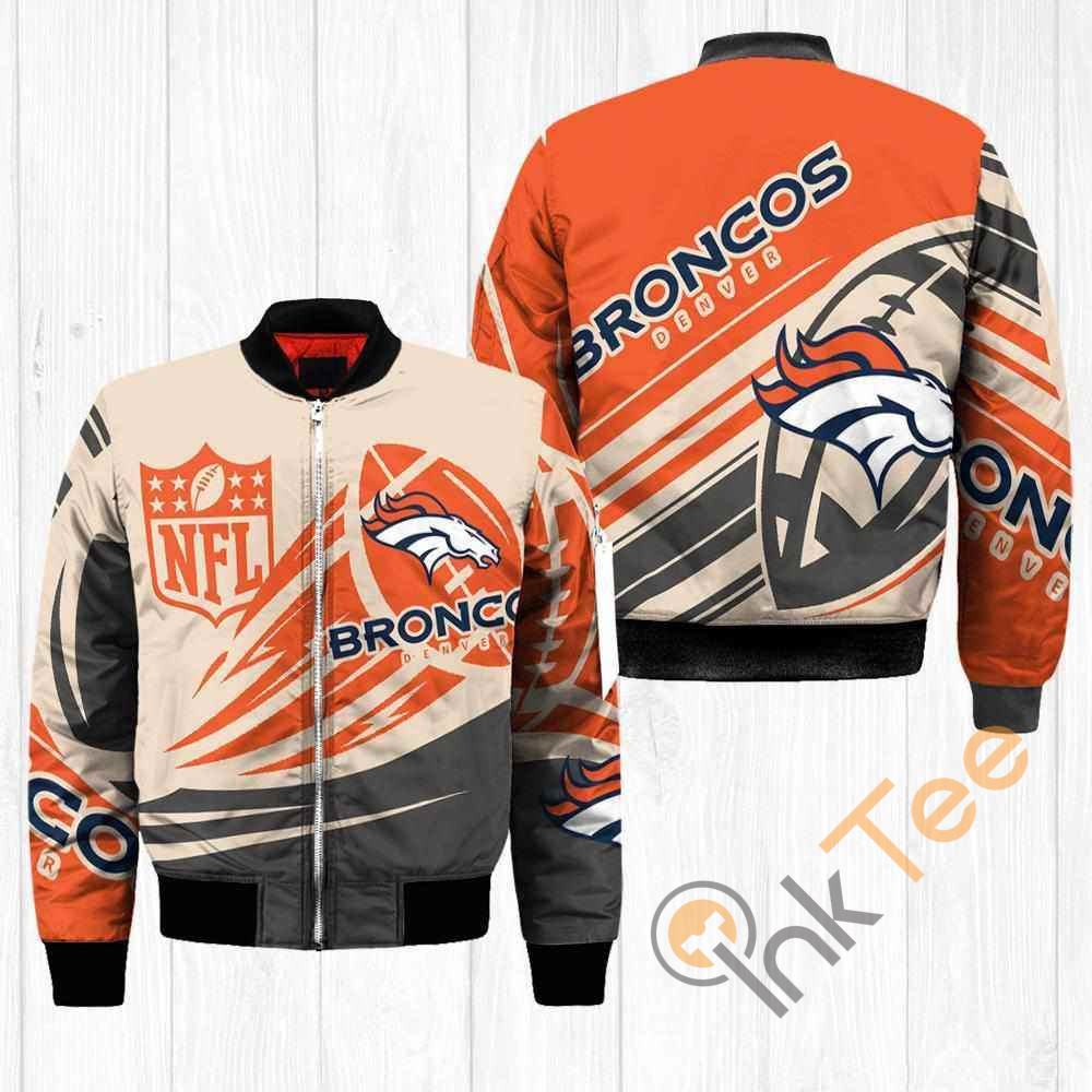 Denver Broncos NFL Balls Apparel Best Christmas Gift For Fans Bomber Jacket