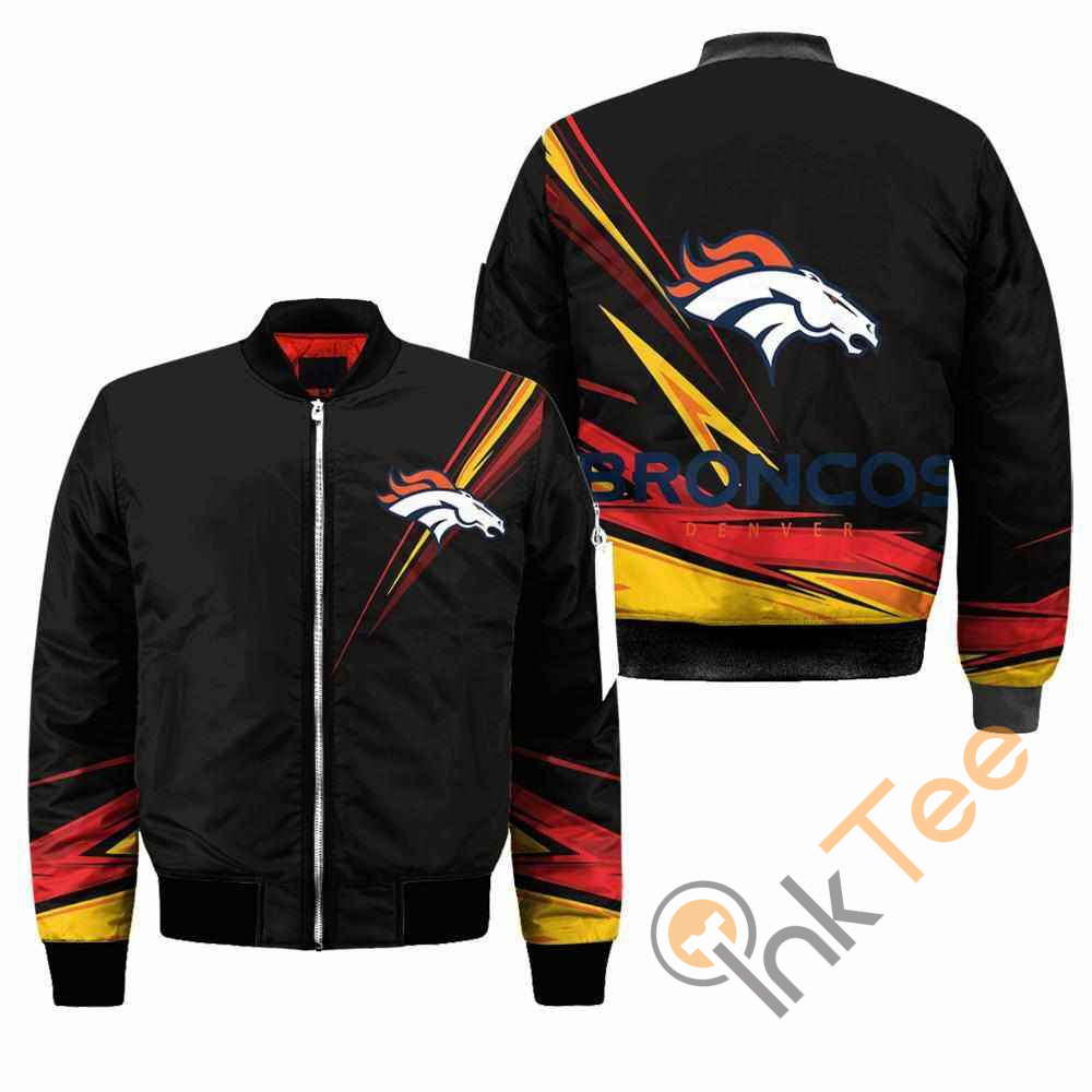 Denver Broncos NFL Black Apparel Best Christmas Gift For Fans Bomber Jacket