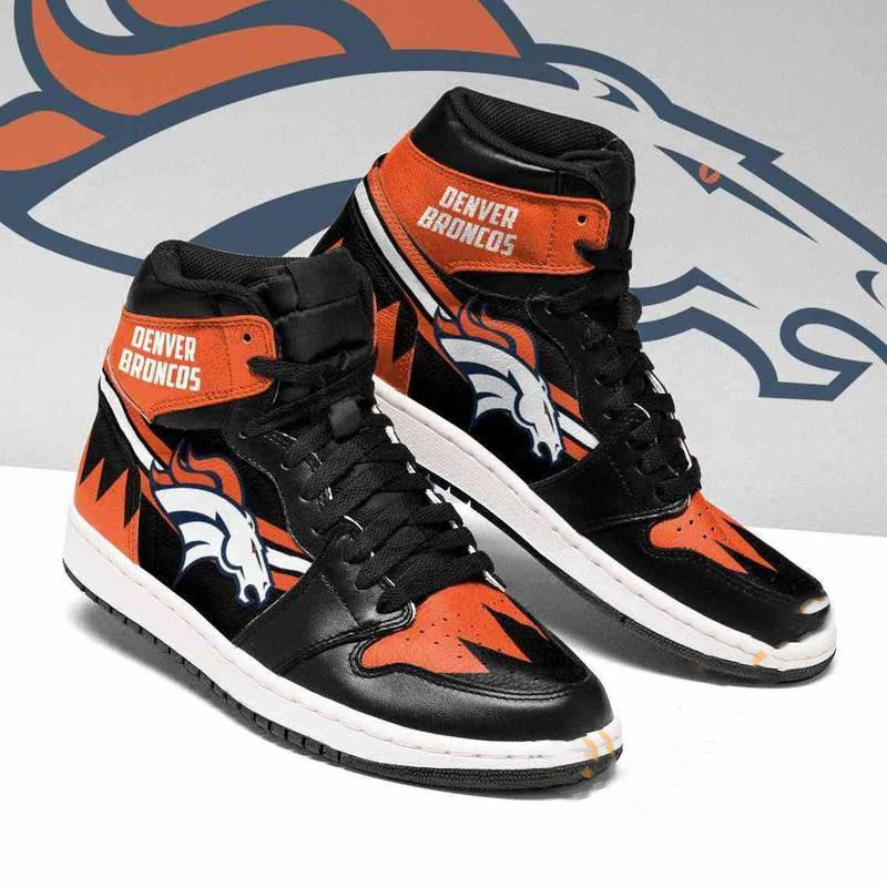 Denver Broncos Nfl Football Custom Air Jordan Shoes