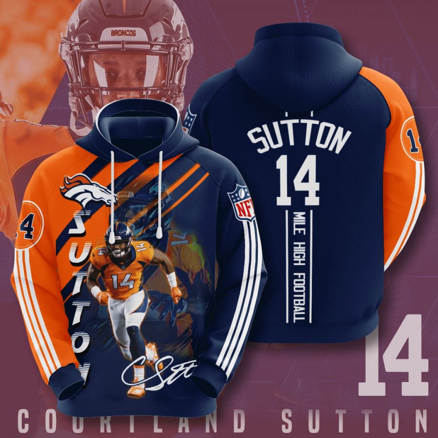 Denver Broncos Custom Hoodie 3D