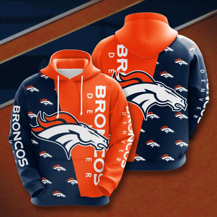 Denver Broncos Custom Hoodie 3D
