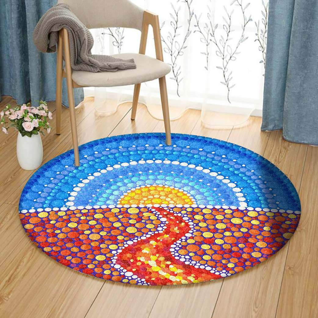 Desert Path Limited Edition Round Rug
